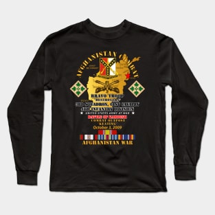 Battle of Kamdesh, Combat Outpost (COP) Keating , 3rd Squadron 61st Cavalry 4th Infantry Division - Afghanistan War Long Sleeve T-Shirt
